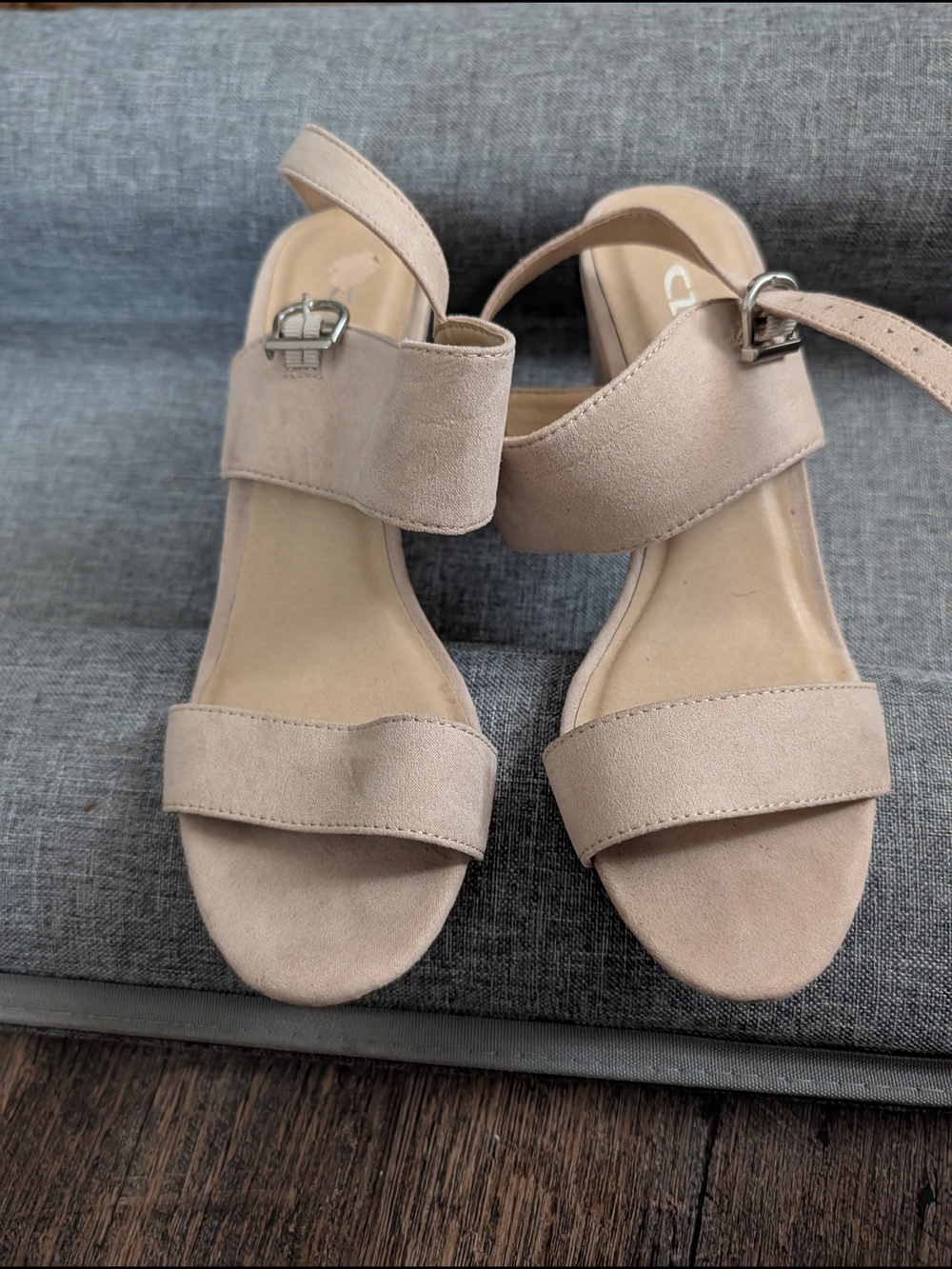 Women's Neutral Tan Ankle-Strap Sandals
